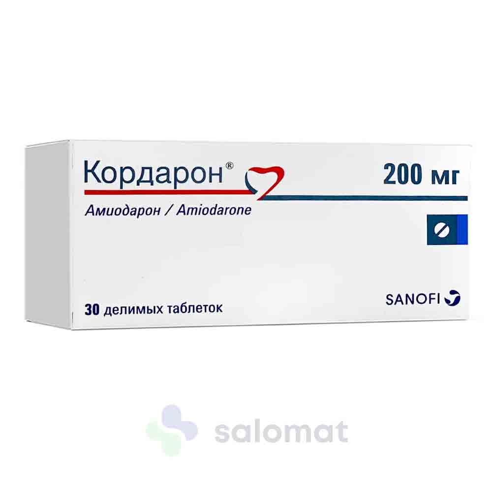 Купить Кордарон тб 200мг №30 на Salomat.tj