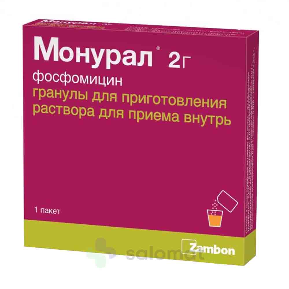 Купить Монурал гран/д/приг/сусп пакет 3г №1 на Salomat.tj