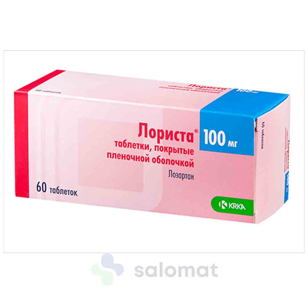 Купить Лориста тб 100мг №60 на Salomat.tj