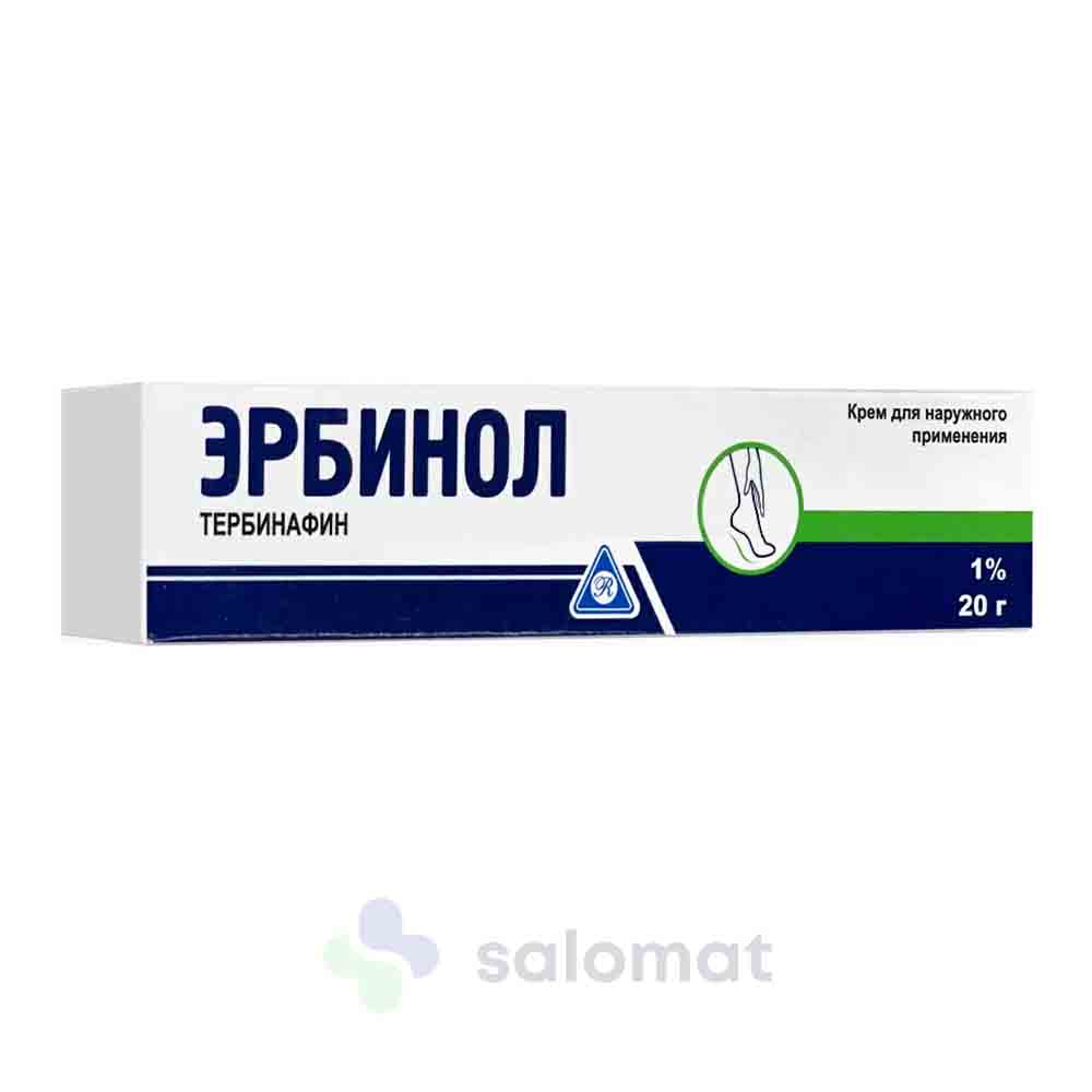 Купить Эрбинол крем 1% 30г на Salomat.tj