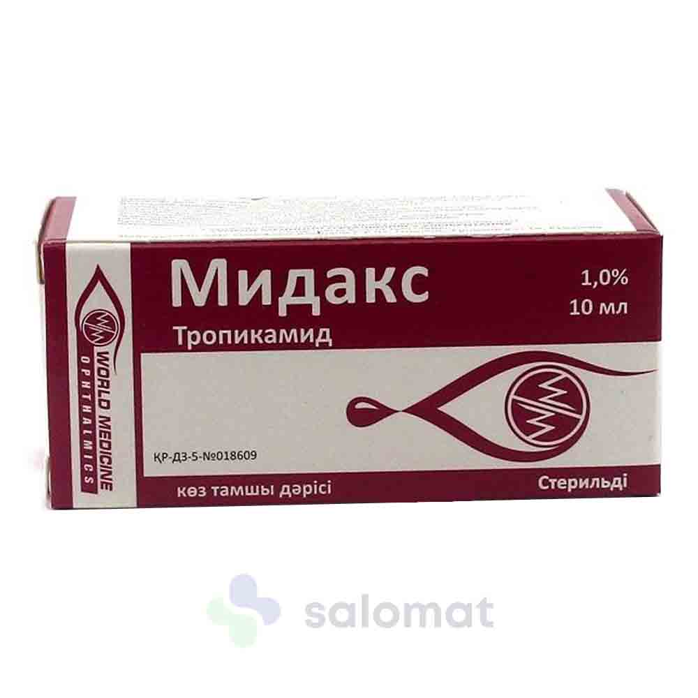 Купить Мидакс гл капли 0,5% 10мл на Salomat.tj